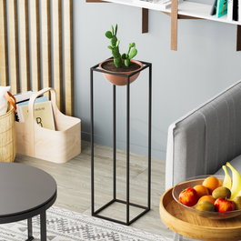 Aberto Design Maceta Decorativa GED-020-B Negro y cobre